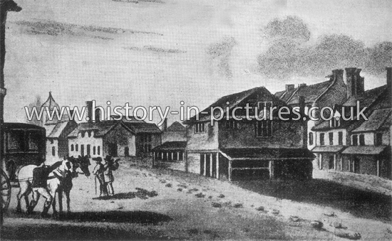 The Old Market-House, pulled down in 1845, Epping c.1818